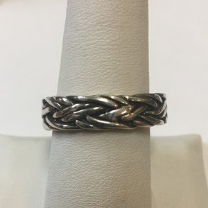 Sterling Silver Braided Band
